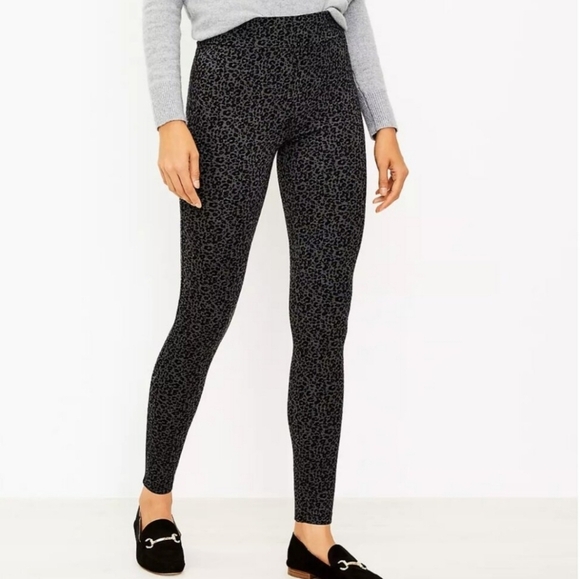 NEW Loft Leapard Print Leggings - Picture 13 of 13
